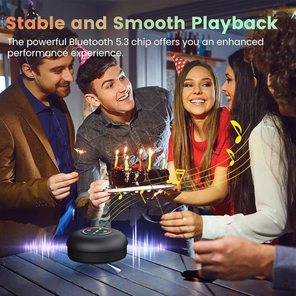 Waterproof Bluetooth Speaker[With Large Suction Cup]